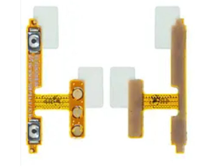 Шлейф для Samsung A12 A125 / A04s A047 / A12s A127 / A13 A135 / A136 / A32 5G A326 / M12 M127 / M125 / M135 / M136 / M22 M225 / M23 5G M236 / M31s M317 / M32 M325 / M326 M33 5G / M336 / M51 M515, кнопки звука, оригинал, снят с телефона