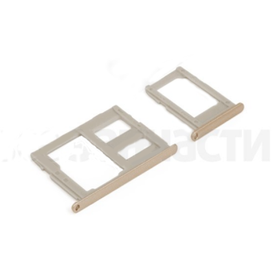 Тримач SIM-карты для Samsung J530F Galaxy J5 (2017), J730F Galaxy J7 (2017) чорний