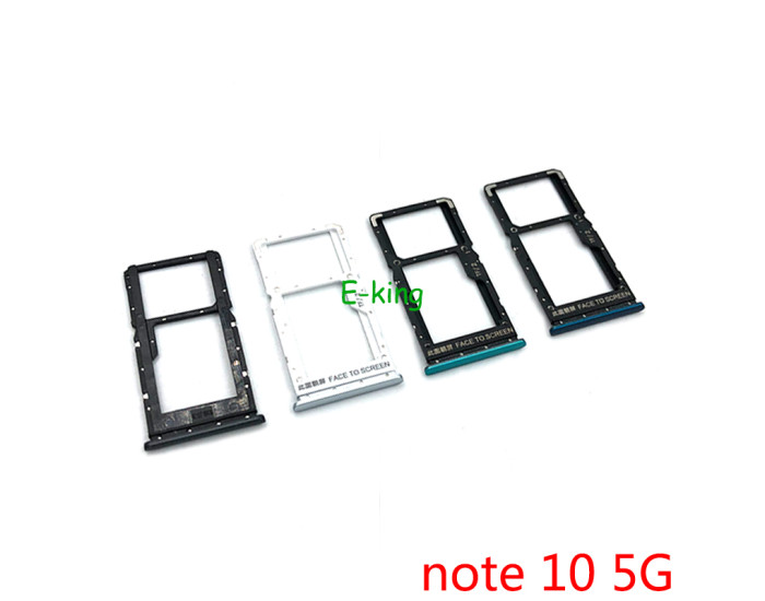 Тримач SIM-карты для Xiaomi Redmi Note 10 5G /Poco M3 Pro, dual sim, синій