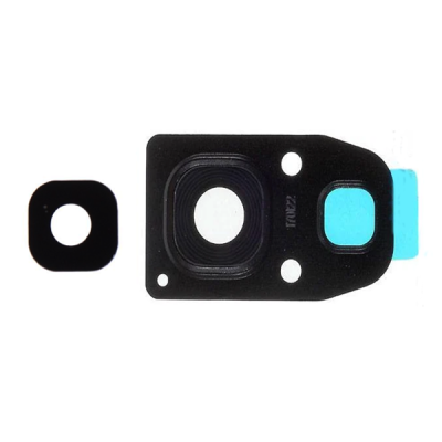 Скло камери для Samsung A320F Galaxy A3 2017, чорний