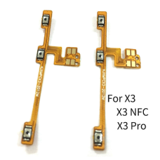 Шлейф для Xiaomi Poco X3/X3 NFC/X3 Pro/X3 GT, кнопок звуку, кнопки включення