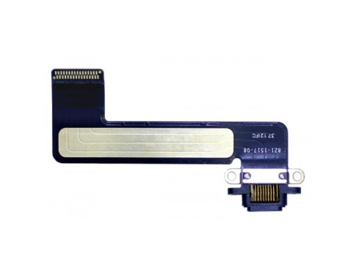 Шлейф iPod 5G, коннектора наушников, коннектора зарядки с компонентами черный