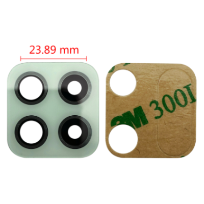 Скло камери для Samsung A225 A22 4G, без рамки, Зелений