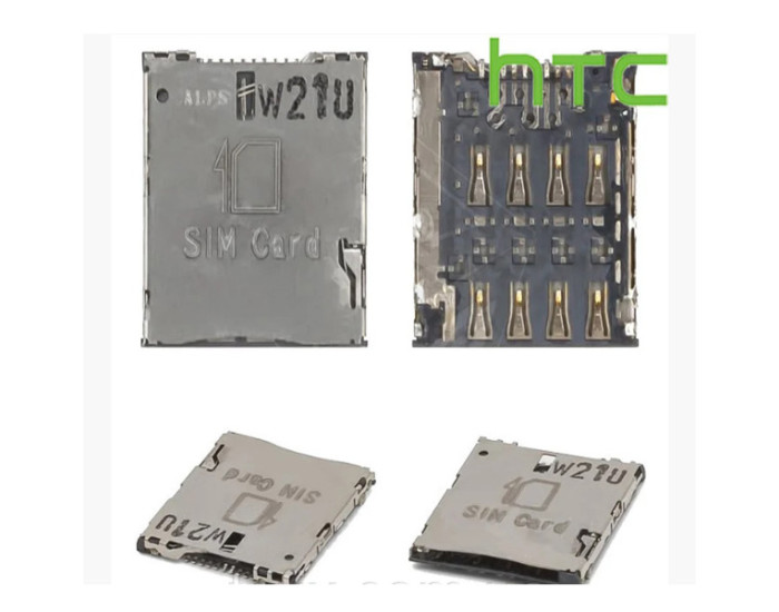 Конектор SIM-карты HTC A620e Windows Phone 8S / C520e One SV / Desire 200 / T326e Desire SV / T528d One SC / T528t One S