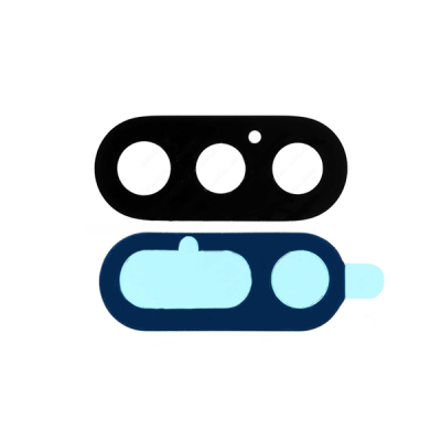 Скло камери для iPhone XS / XS Max, без рамки, чорне