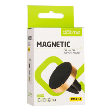 Автотримач магнітний в дефлектор Optima (RM-C04) Gold