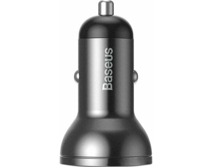 Автомобильное зарядное устройство Baseus Digital Display Dual USB 2USB (4.8A/24W) (CCBX-0G)