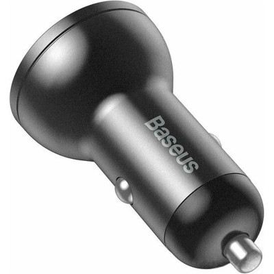 Автомобильное зарядное устройство Baseus 2USB Digital Display (4.8A 24W) (CCBX-0G)