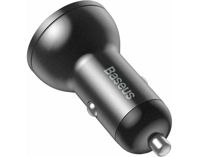 Автомобильное зарядное устройство Baseus Digital Display Dual USB 2USB (4.8A/24W) (CCBX-0G)