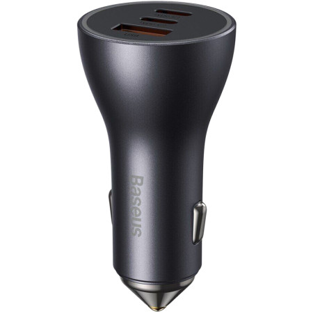 Автомобильное зарядное устройство Baseus Particular Digital Display QC+PPS Dual Quick Charger 65W (CGJP010013) Dark Grey
