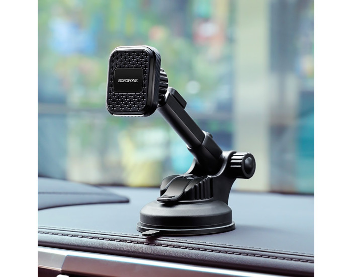 Автотримач магнітний Borofone BH21 Vanda Console Magnetic (Чорний  Black)