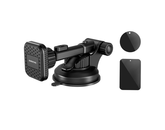 Автотримач магнітний Borofone BH21 Vanda Console Magnetic (Чорний  Black)
