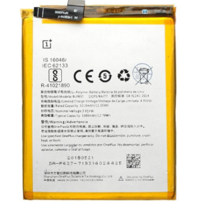 Акумулятор OnePlus 5 / 5T (BLP637) 3210mAh