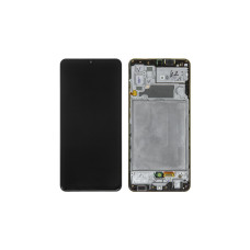 Дисплей з сенсорним екраном (модуль) Samsung A325 A32, чорний з рамкою, переклеювання