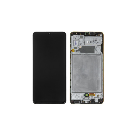 Дисплей с сенсорным экраном (модуль) Samsung A325 A32, черный с рамкой, переклейка