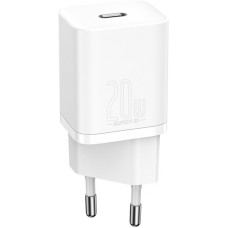 Сетевое зарядное устройство Baseus 1Type-C Super Si 20W (CCSUP-B02) White