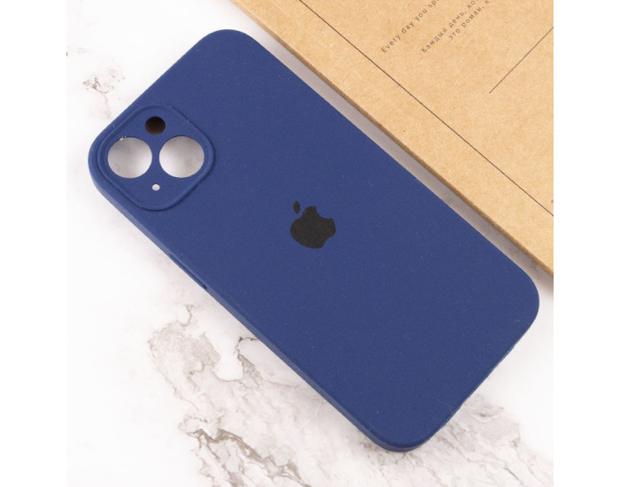 Чехол-силикон оригинал Full Camera Soft Matte iPhone 14, Deep navy