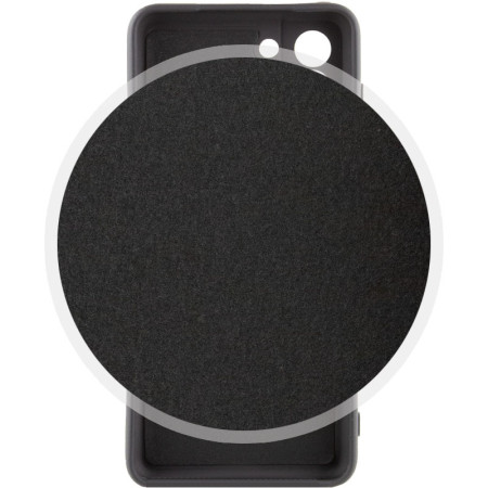 Чехол-силикон Silicone Cover Lakshmi Full Camera Samsung S21 FE, G990 (Черный / Black)