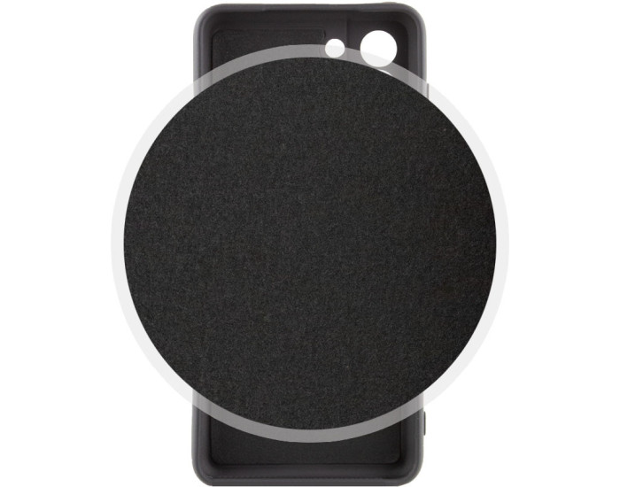Чохол-силікон Silicone Cover Lakshmi Full Camera Samsung S21 FE, G990 (Чорний / Black)