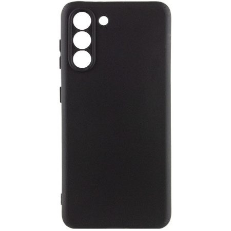 Чехол-силикон Silicone Cover Lakshmi Full Camera Samsung S21 FE, G990 (Черный / Black)