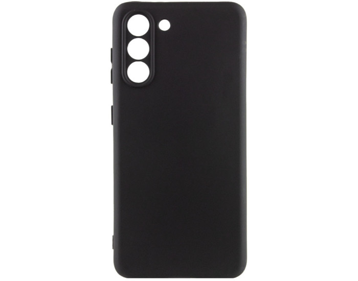 Чохол-силікон Silicone Cover Lakshmi Full Camera Samsung S21 FE, G990 (Чорний / Black)