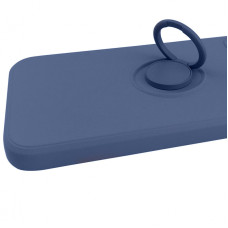 Чехол-силикон Candy Ring Full Camera Samsung Galaxy A72 4G / A72 5G, (Серый / Lavender Gray)