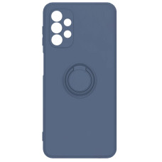 Чехол-силикон Candy Ring Full Camera Samsung Galaxy A72 4G / A72 5G, (Серый / Lavender Gray) (Класс А)