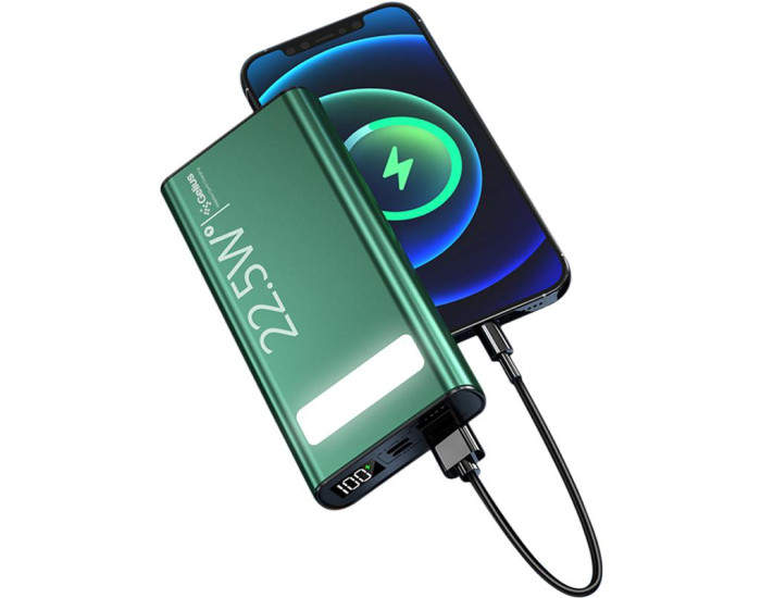 Портативная батарея Gelius Lightstone GP-PB300 30000mAh Green