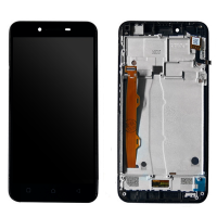 Дисплей з сенсорним екраном (модуль) Lenovo A6020a40 Vibe K5, чорний з рамкою