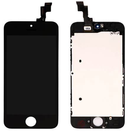 Дисплей с сенсорным экраном (модуль) iPhone 5S iPhone SE, черный (Класс C)