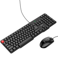 Комплект (клавіатура + миша) USB Hoco GM16 (Чорний  Black)