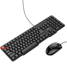 Комплект (клавиатура + мышь) USB Hoco GM16 (черный \ Black)