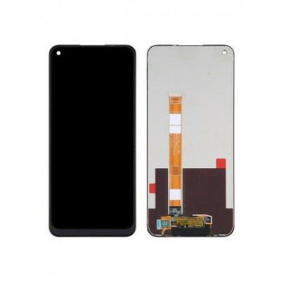 Дисплей з сенсорним екраном (модуль) Oppo A53, CPH2127, чорний, оригінал