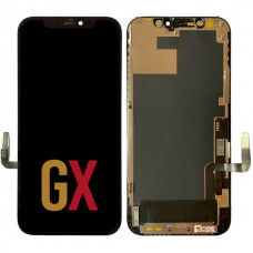 Дисплей з сенсорним екраном (модуль) iPhone 12, iPhone 12 Pro, чорний, OLED GX