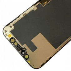 Дисплей з сенсорним екраном (модуль) iPhone 12 /12 Pro, чорний, OLED GX