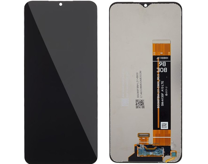 Дисплей з сенсорним екраном (модуль) Samsung A135, A137, A236, M135F, M236, M336, REV0.6, чорний