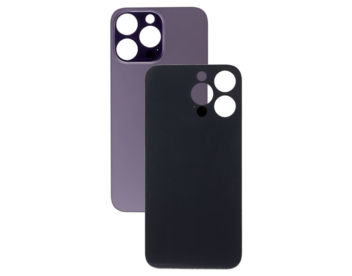 Задняя панель корпуса для iPhone 14 Pro Max, Deep Purple (Small Hole)