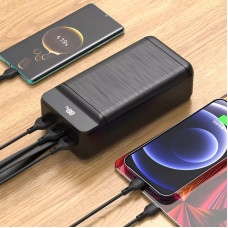 Портативная батарея XO PR158 (PD20W+QC22.5W) 50000mAh Black