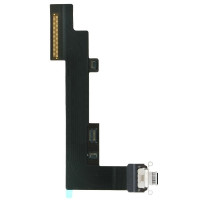 Шлейф iPad Air 4 2020 / Air 5 2022, LTE, коннектора зарядки, с компонентами, белый