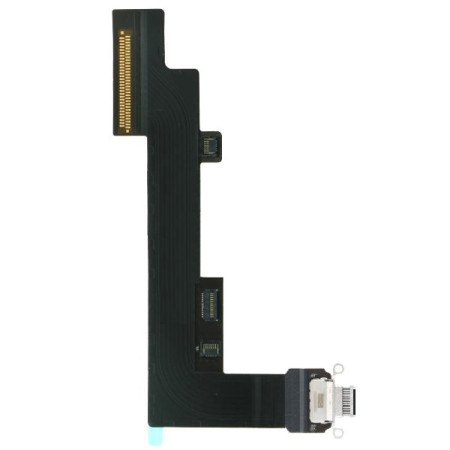 Шлейф iPad Air 4 2020 / Air 5 2022, LTE, коннектора зарядки, с компонентами, белый