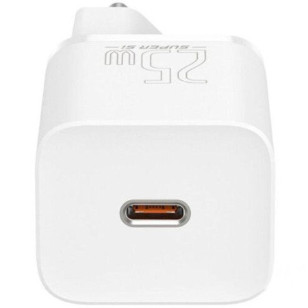 Сетевое зарядное устройство 1Type-C Baseus Super Si 25W (CCSP020102) White