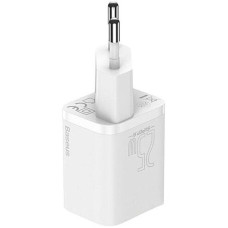 Мережеве зарядний пристрій 1Type-C Baseus Super Si 25W (CCSP020102) White