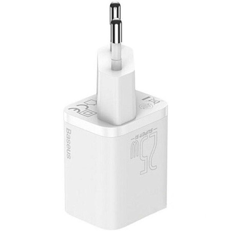 Сетевое зарядное устройство 1Type-C Baseus Super Si 25W (CCSP020102) White