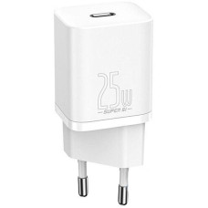 Сетевое зарядное устройство 1Type-C Baseus Super Si 25W (CCSP020102) White