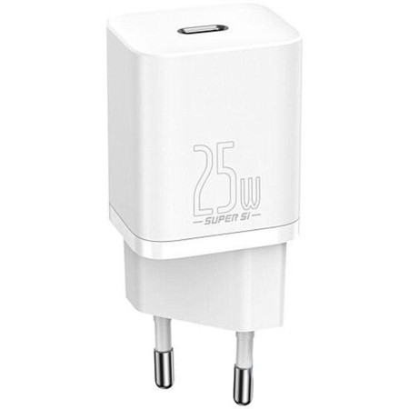 Сетевое зарядное устройство 1Type-C Baseus Super Si 25W (CCSP020102) White
