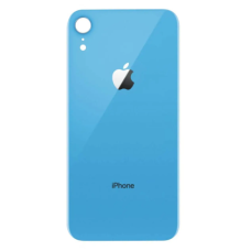 Задня панель корпуси для iPhone XR, синій (Big hole) оригінал