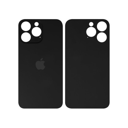 Задняя панель корпуса для iPhone 14 Pro Max, Black (Small Hole)
