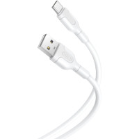 Кабель USB XO NB212 Type-C 2.1A (1m) (Белый/White)