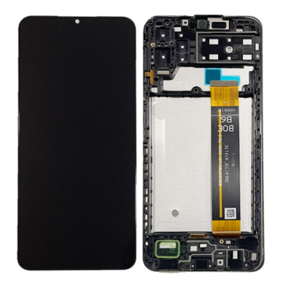 Дисплей з сенсорним екраном (модуль) Samsung A135 A13 4G, REV 5.5, чорний з рамкою