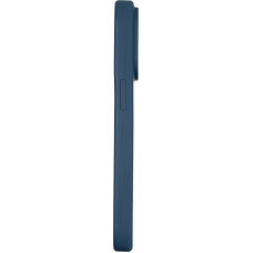 Чехол-силикон оригинал Full Soft Matte Case with MagSafe iPhone 14 Pro Темно-синий